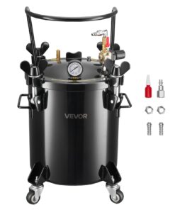 VEVOR 20L Pressure Paint Pot Tank with 3 Quick-Connect Couplers