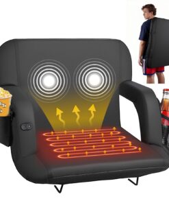 VEVOR Heated Stadium Seat 635mm with 3 Heat Levels