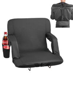 VEVOR Reclining Stadium Seat with Backrest & Armrests