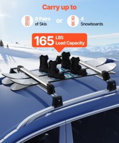 Holds 6 Skis or 4 Snowboards