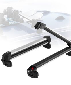 VEVOR Universal Ski & Snowboard Roof Rack for 6 Skis or 4 Boards