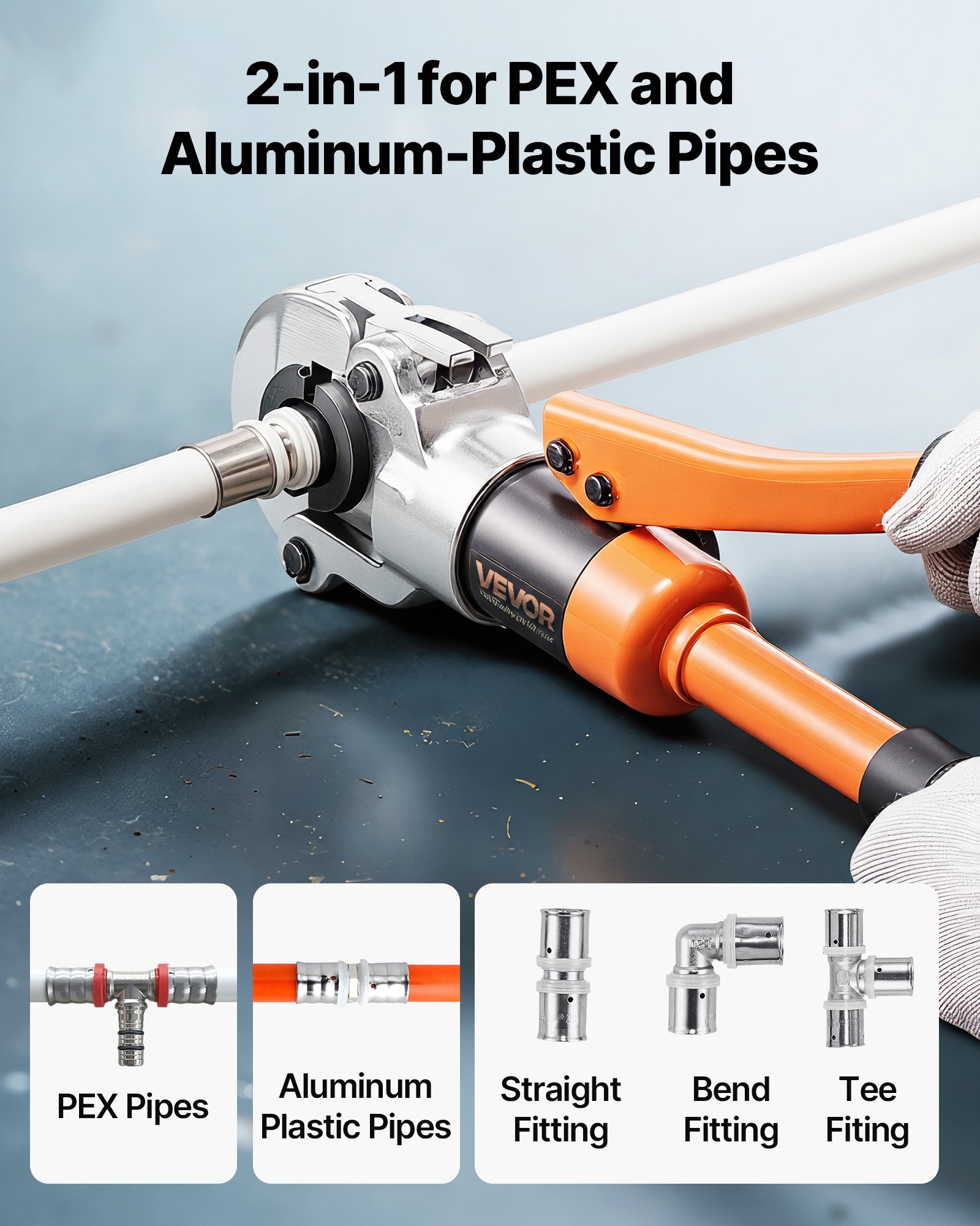 MIIFOMTGpipecrimpingtoolf1 VEVORshoplv Plumbing Installation Repair