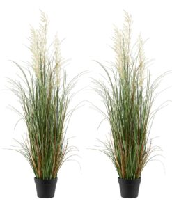 VEVOR 119 cm Artificial Reed Grass Plants in Pots