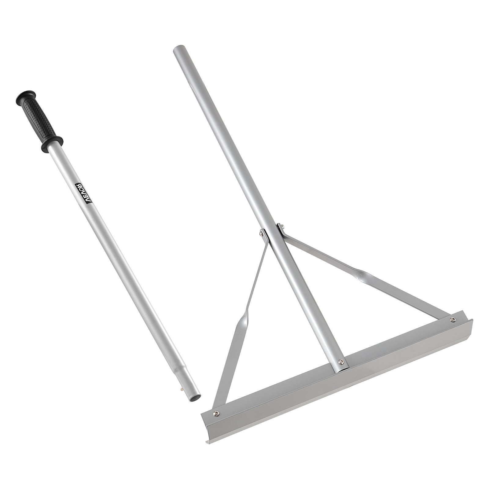 MIIVNJWNlandscaperakem10012 VEVORshoplv VEVOR 1510mm Aluminum Landscape Rake with 508mm Wide Head Heavy Duty Asphalt