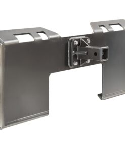 VEVOR 9.5 mm Skid Steer Attachment Plate with 58 mm Hitch Receiver