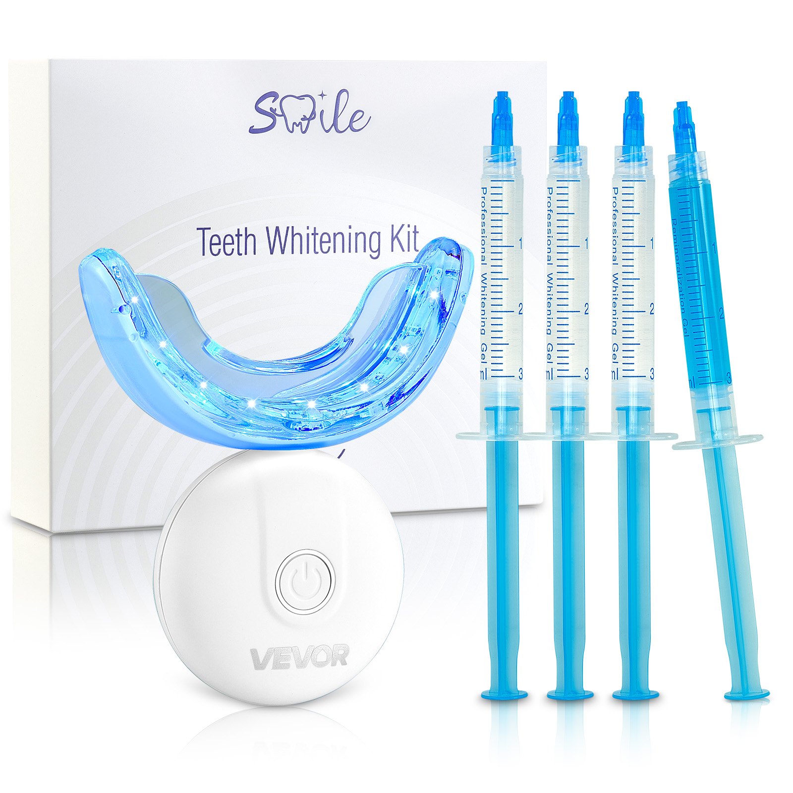 MIM070DLteethwhiteningkitm10012 VEVORshoplv VEVOR Wireless Teeth Whitening Kit with 32 LED Lights
