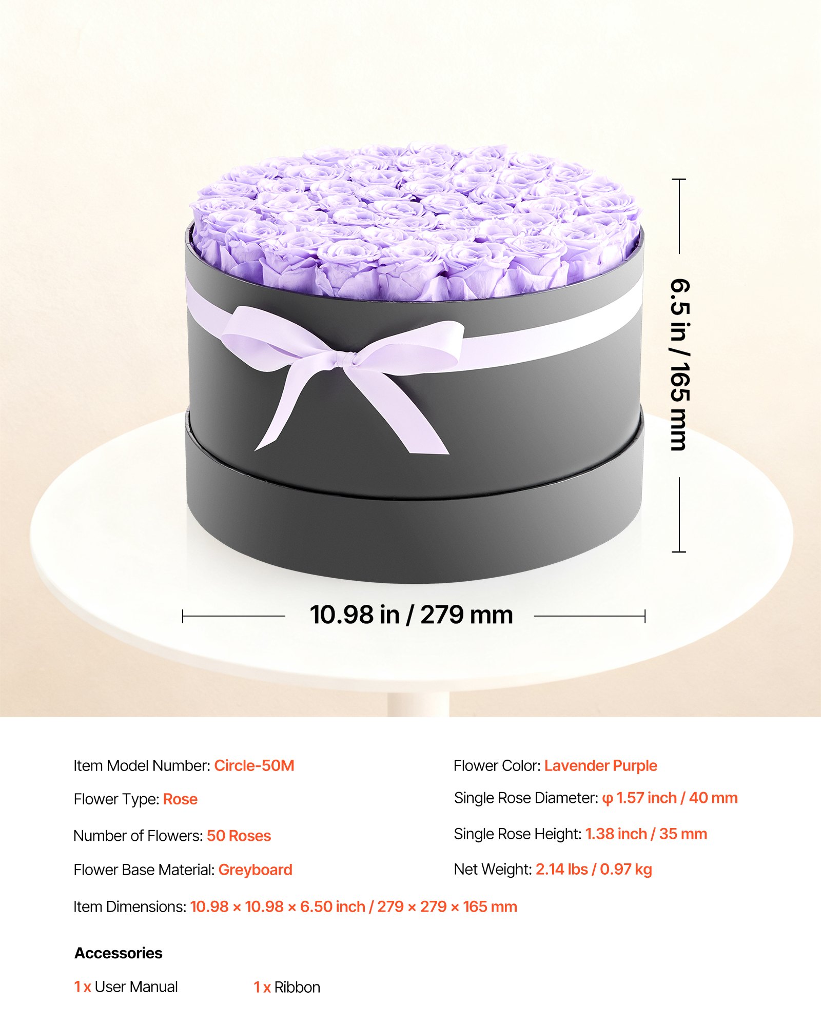 MIO55VULpreservedflowersf6 VEVORshoplv