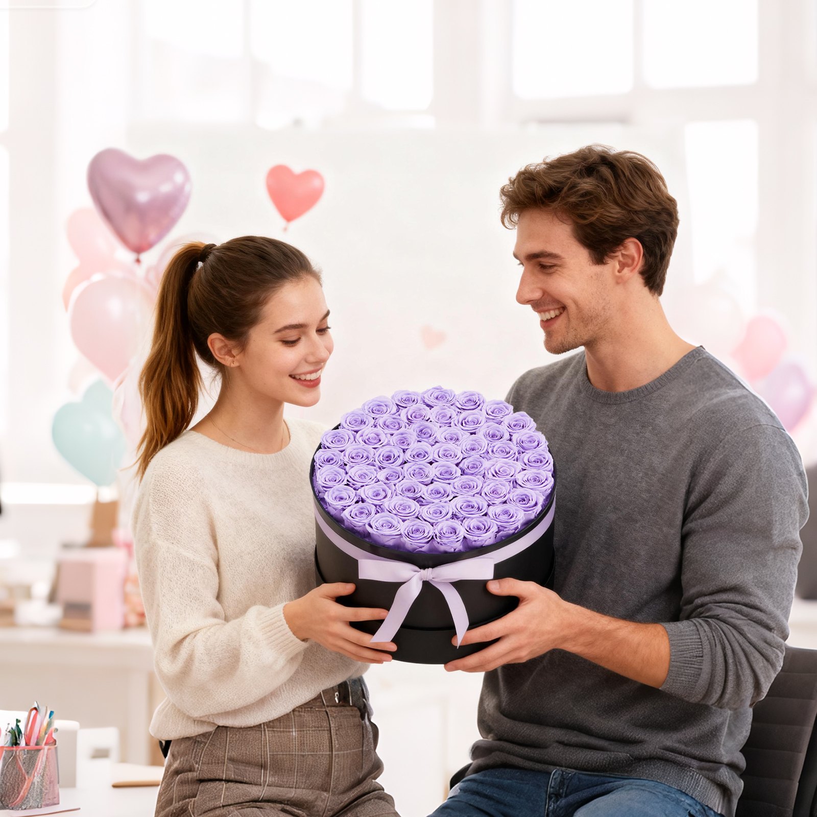 MIO55VULpreservedflowersm100112 VEVORshoplv