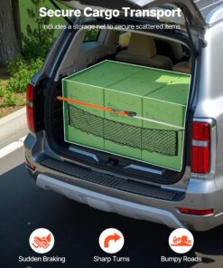 Heavy-Duty Steel Load Lock with Non-Slip Pads for SUVs & Sedans