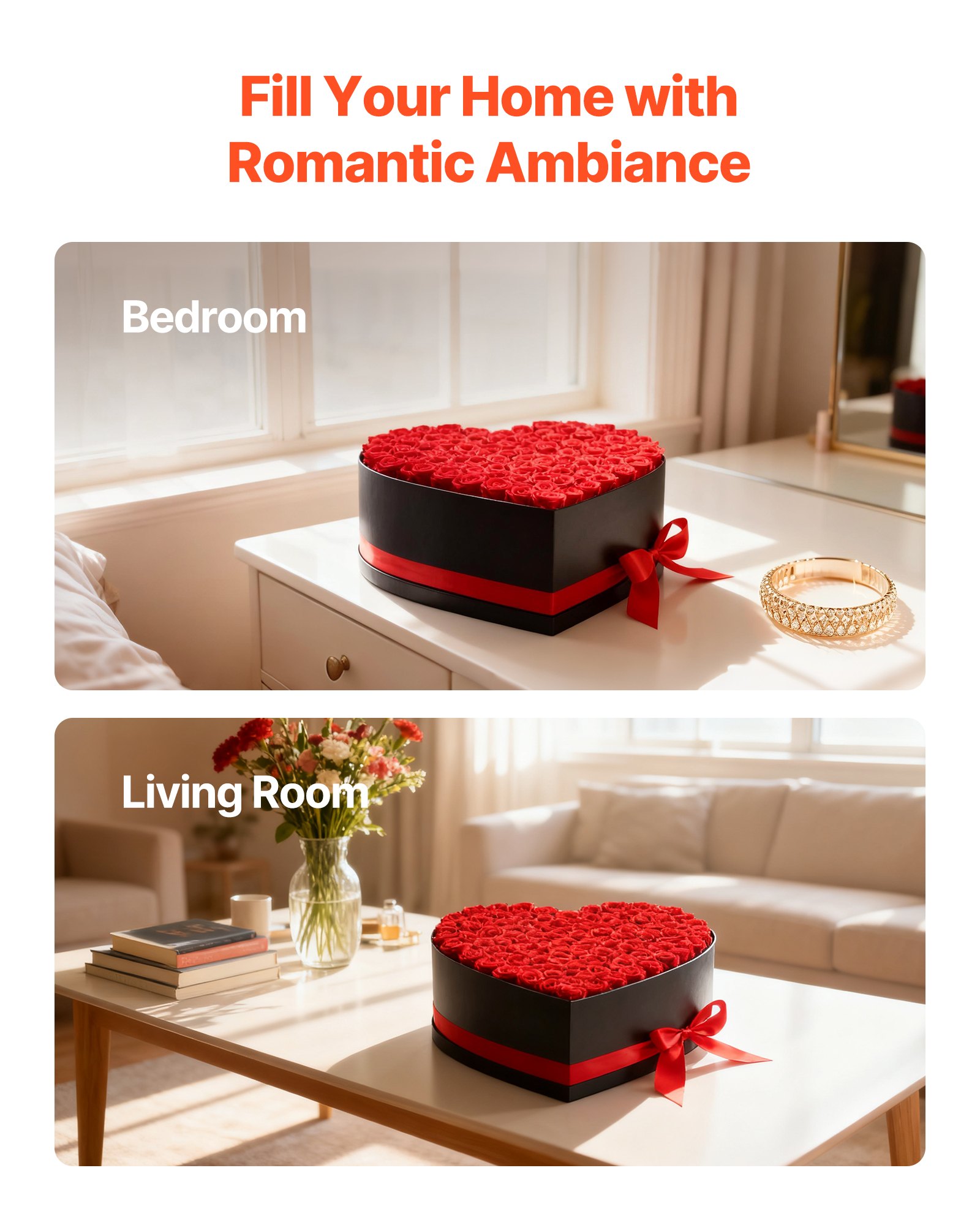 MIO567RDpreservedflowersf5 VEVORshoplv Красный