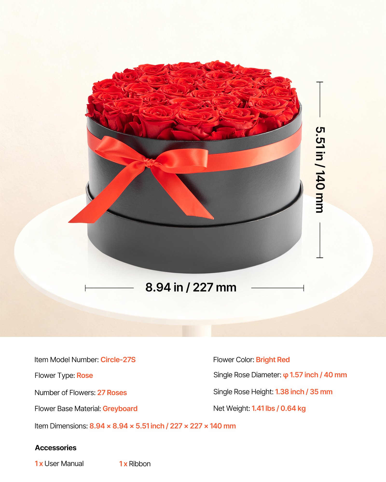 MIO56BPSpreservedflowersf6 VEVORshoplv