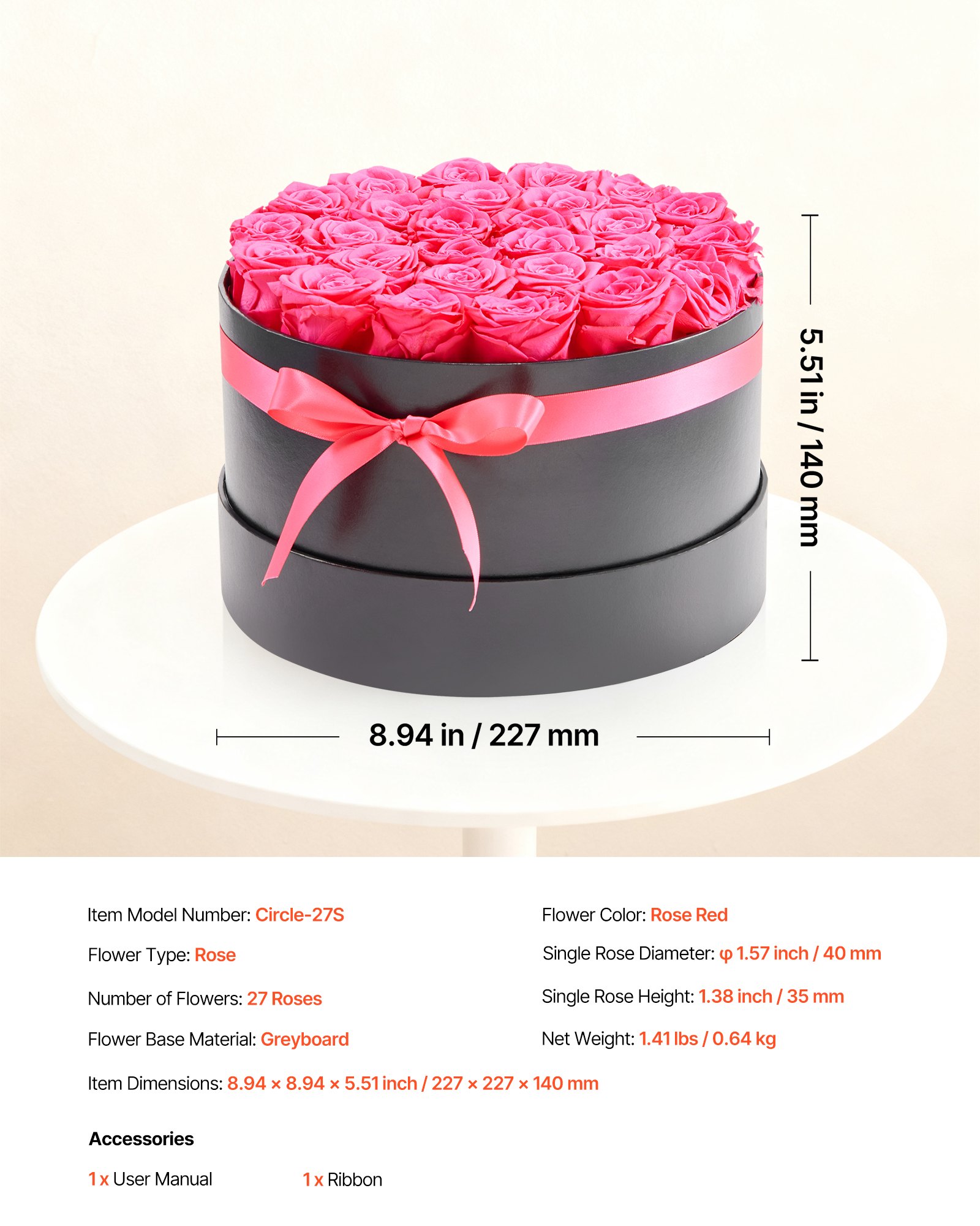 MIO56FV0preservedflowersf6 VEVORshoplv