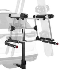 VEVOR Hitch Mounted Ski & Snowboard Rack