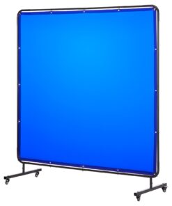 VEVOR 1.74 x 1.74 m Flame-Resistant Welding Screen with Frame
