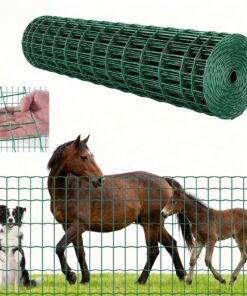 VEVOR 1.2x25m Heavy-Duty Galvanized Steel Livestock Fence