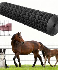VEVOR 122x1524cm Galvanized Steel Livestock Fence