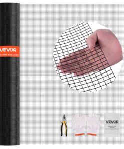 VEVOR 152x15240mm Galvanized Vinyl-Coated Wire Mesh Roll