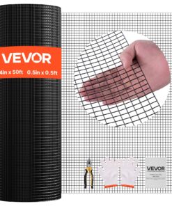 VEVOR 61x1524cm 19-Gauge Galvanized Vinyl-Coated Wire Mesh Roll