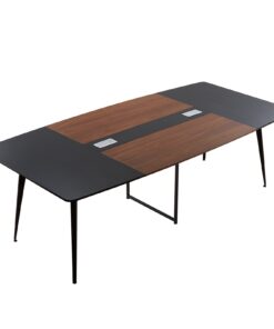 VEVOR 2400 mm Boat-Shaped Conference Table for 10