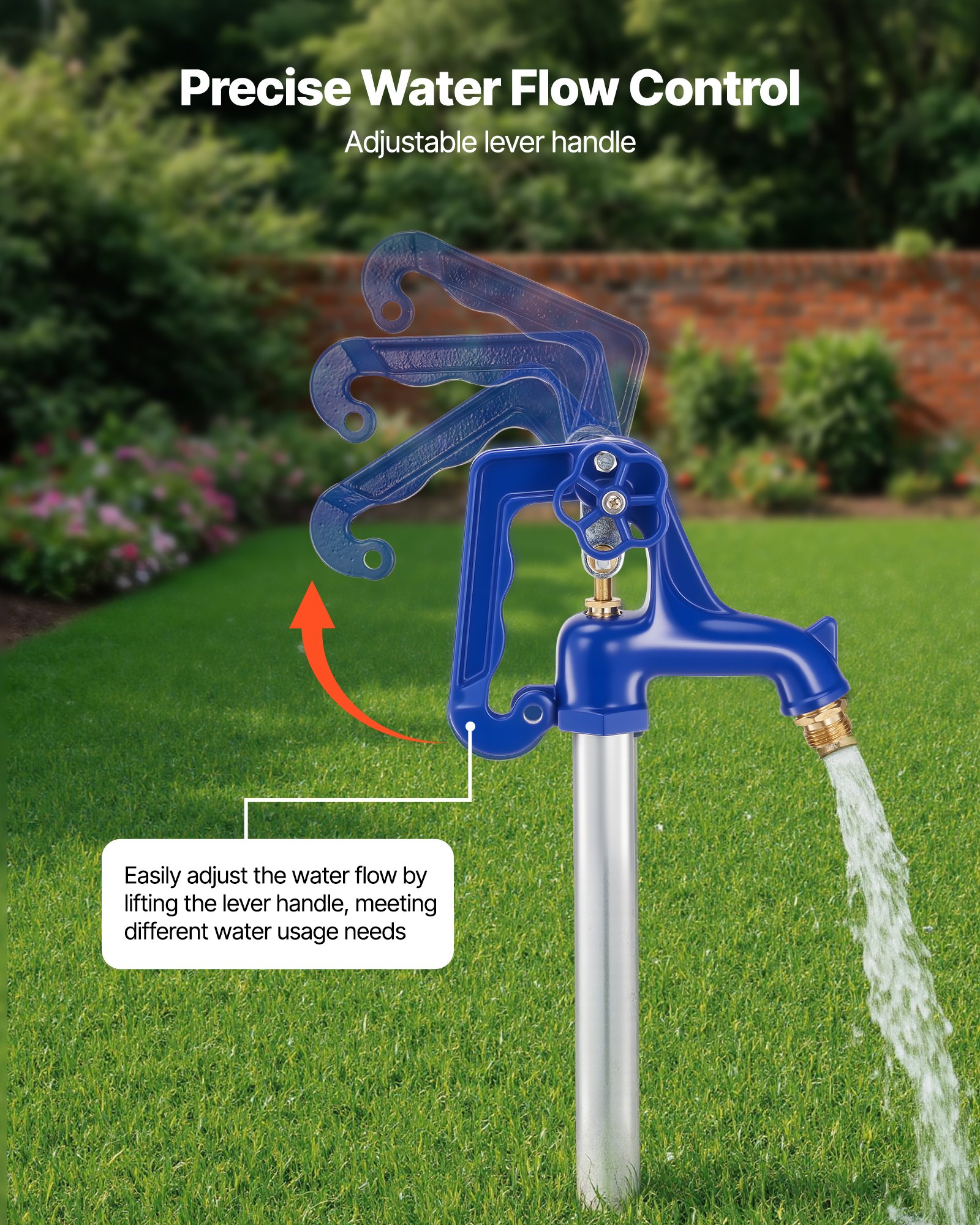 MJ107DQ6yardhydrantf1 VEVORshoplv G 34 Outdoor Water Faucet for Garden