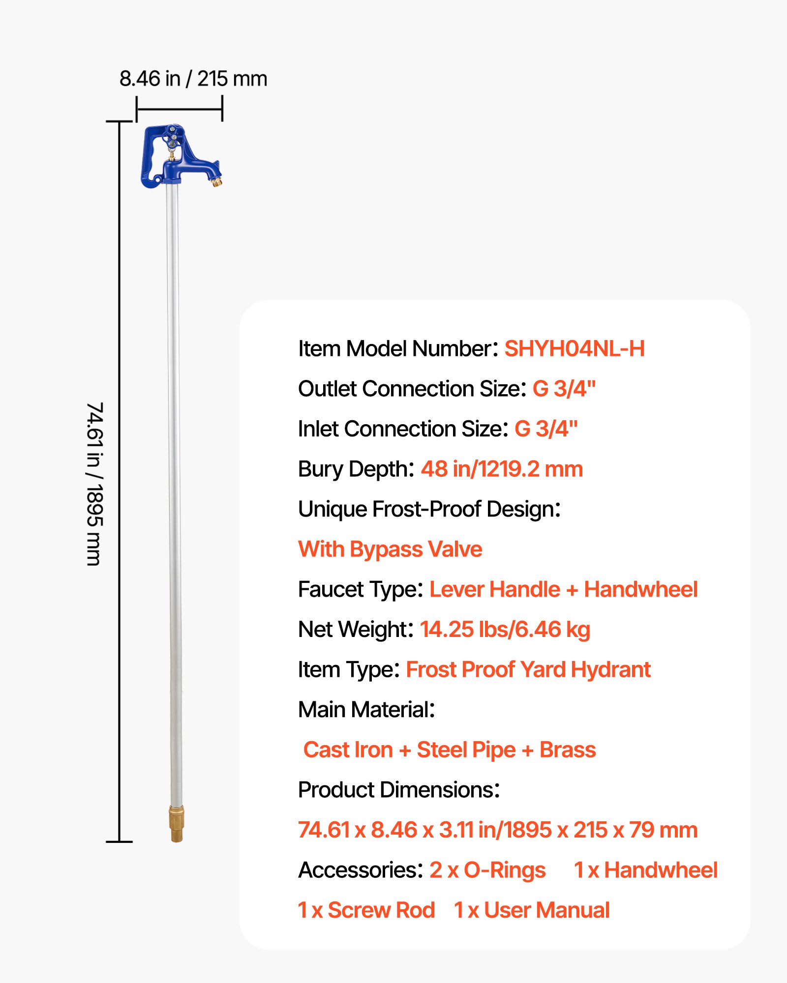 MJ107DQ6yardhydrantf6 VEVORshoplv