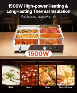 Countertop Buffet Bain Marie for Catering & Restaurants