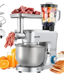VEVOR 1500W 6L 5-in-1 Stand Mixer with Blender
