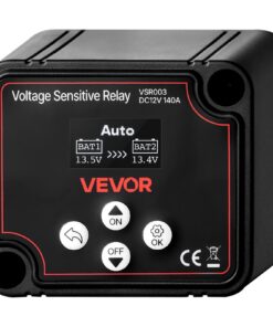 VEVOR 12V 140A Dual Battery Isolator with LCD