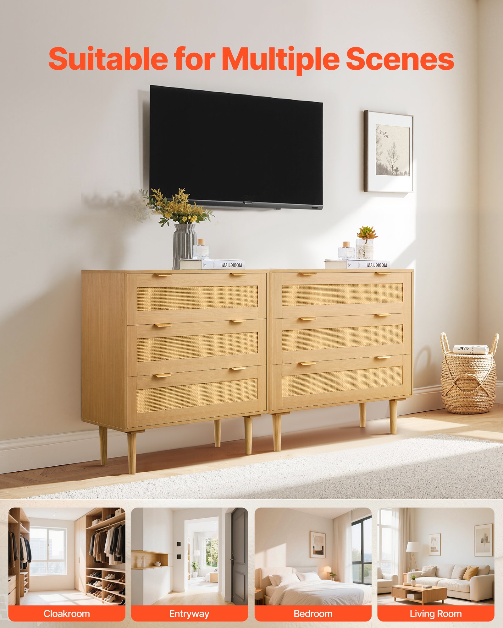 MJ85LJ5Rdrawerdresserf6 VEVORshoplv