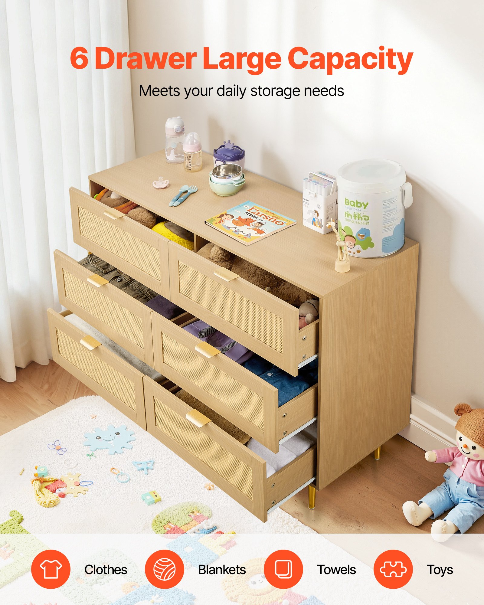 MJ85MR94drawerdresserf1 VEVORshoplv гостиная