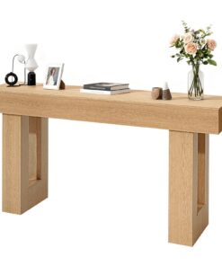 VEVOR 160 cm Farmhouse Console Table with Storage
