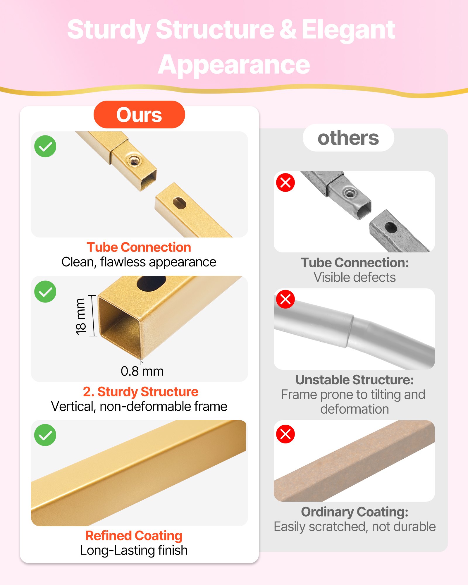 MJ8LQ4CXarchbackdropstandf2 VEVORshoplv for Wedding