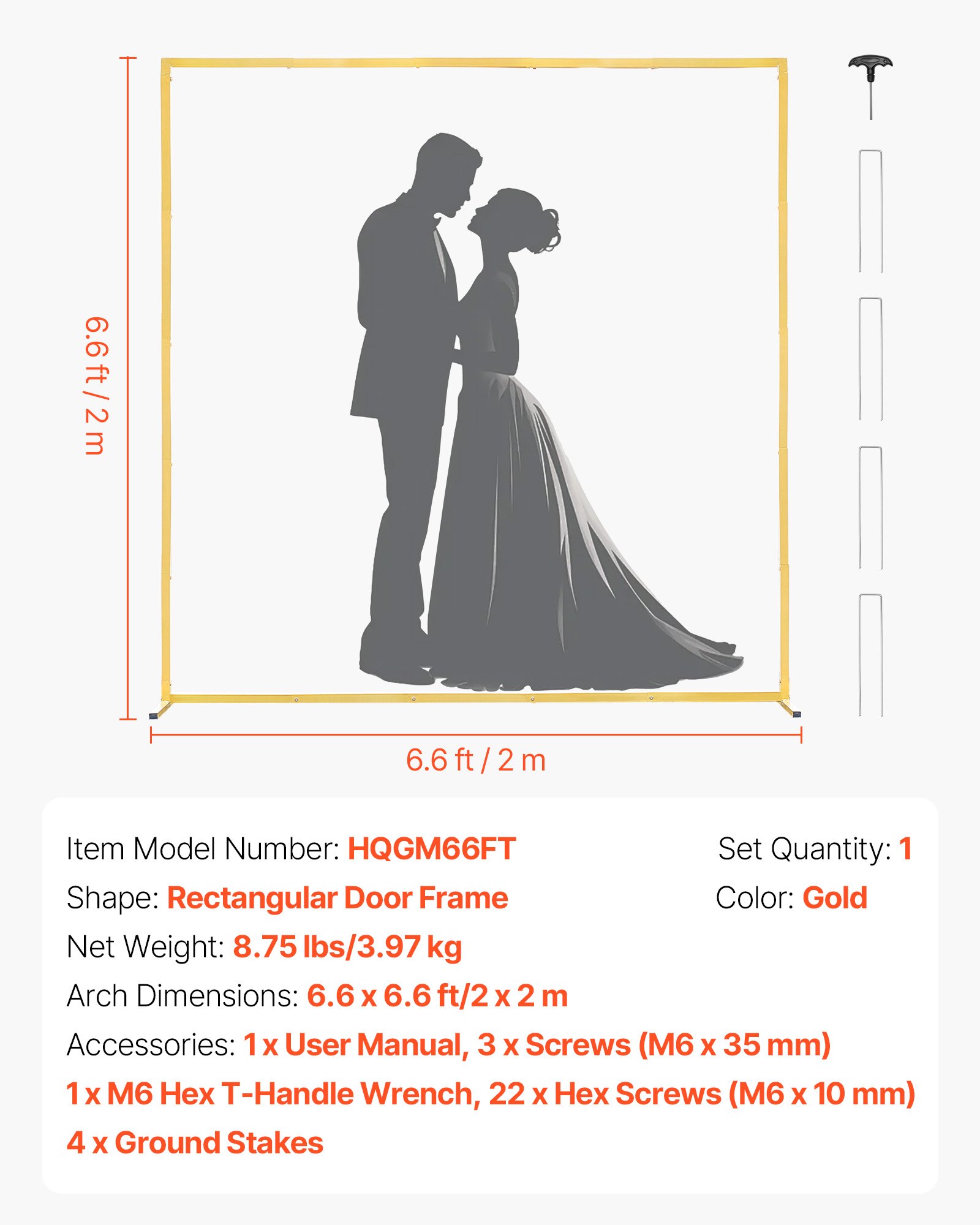 MJ8LQILQarchbackdropstandf6 VEVORshoplv