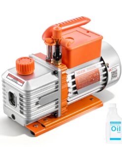 VEVOR 5 CFM (142 L/min) 2-Stage Rotary Vane Vacuum Pump for HVAC