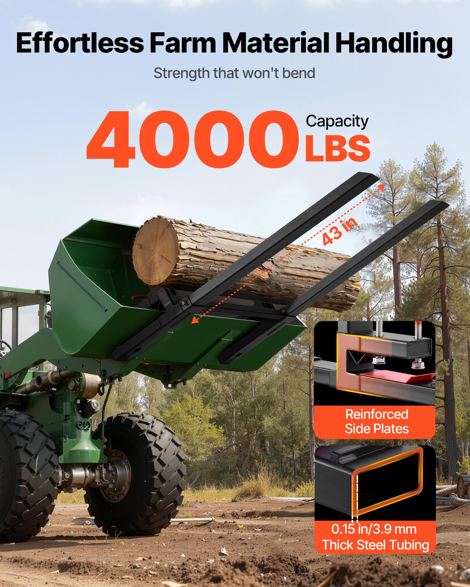 MJ8LRC89palletforksf1 VEVORshoplv 1814 kg Capacity