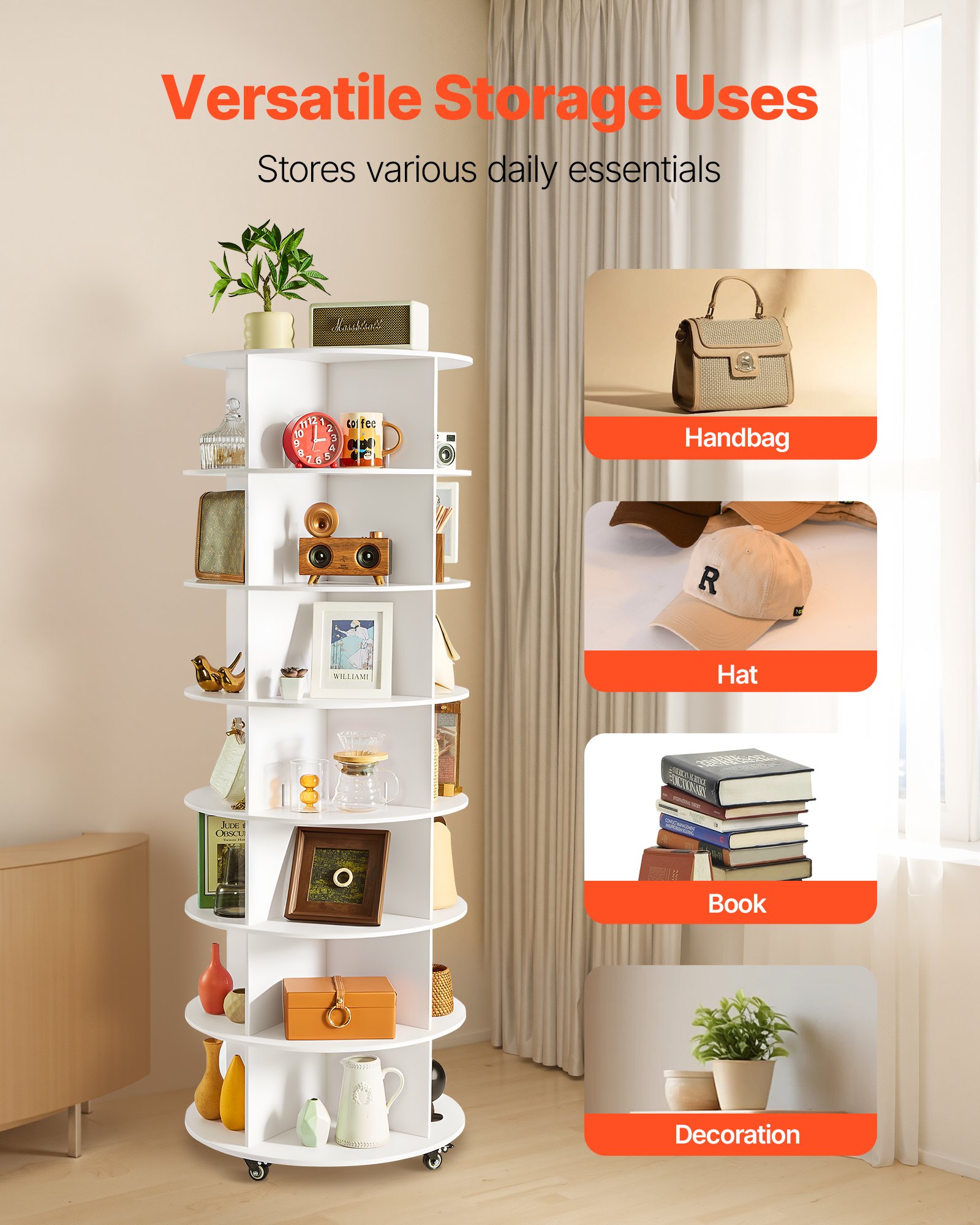 MJ9SRQYSrotatingshoerackf6 VEVORshoplv