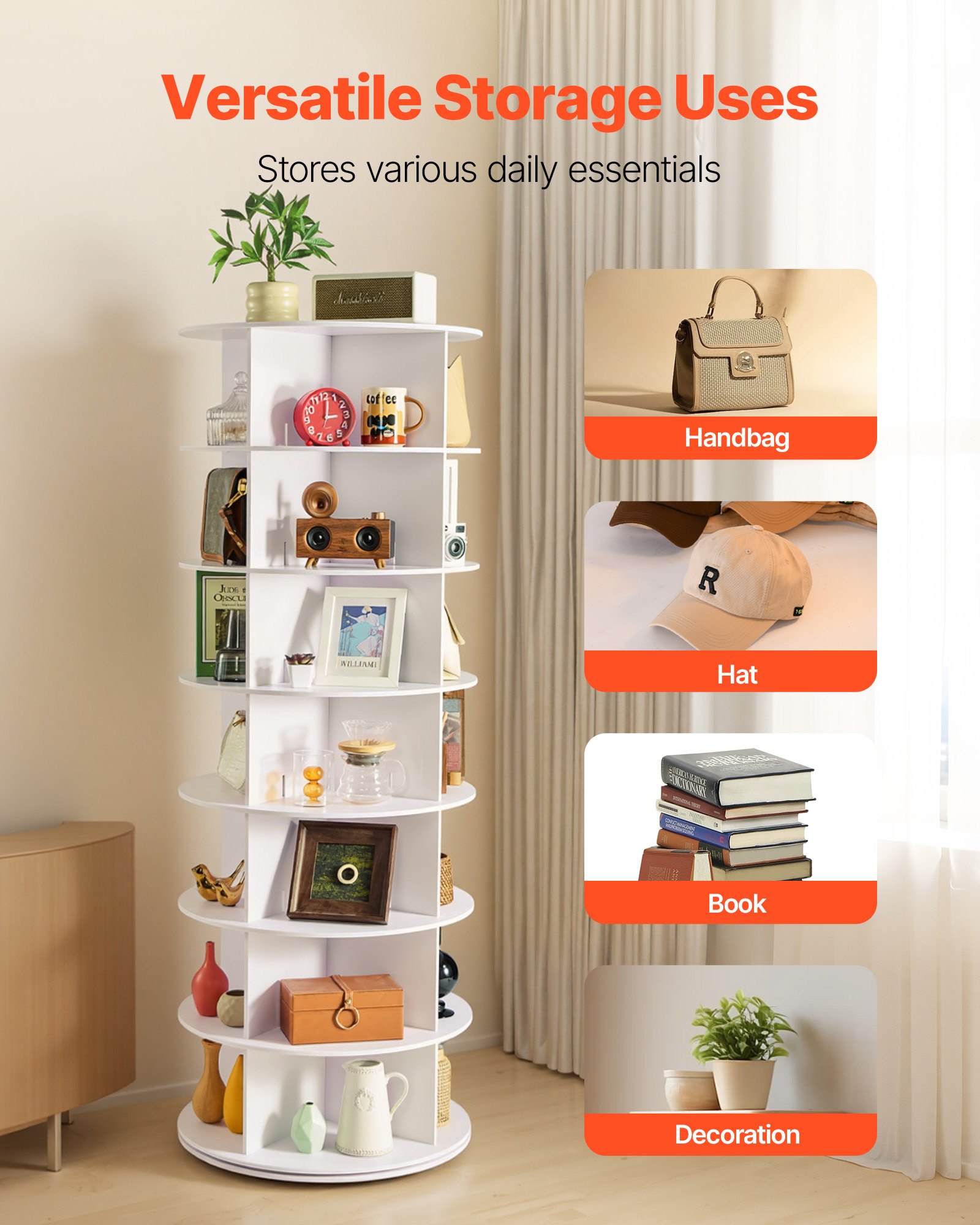 MJ9SS2NErotatingshoerackf6 VEVORshoplv