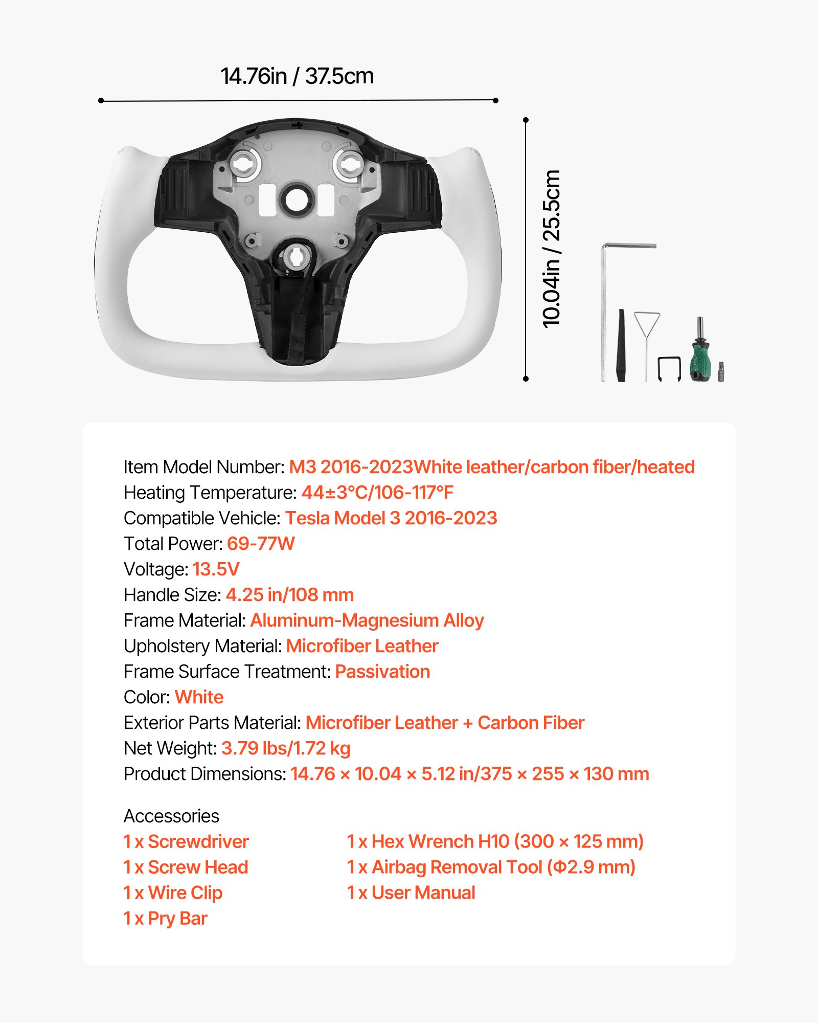 MJAC6VNBsteeringwheelf6 VEVORshoplv
