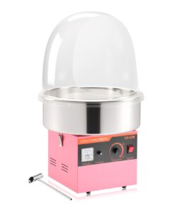 VEVOR 1000W Electric Cotton Candy Machine with Lid