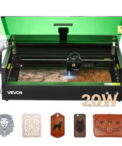 VEVOR 20W Laser Engraving & Cutting Machine with Enclosure & Camera