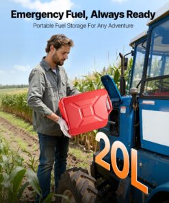 Leakproof Red Gas Tank with Spout