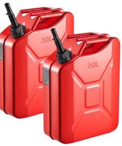 VEVOR 20L Metal Fuel Jerry Can (2-Pack)