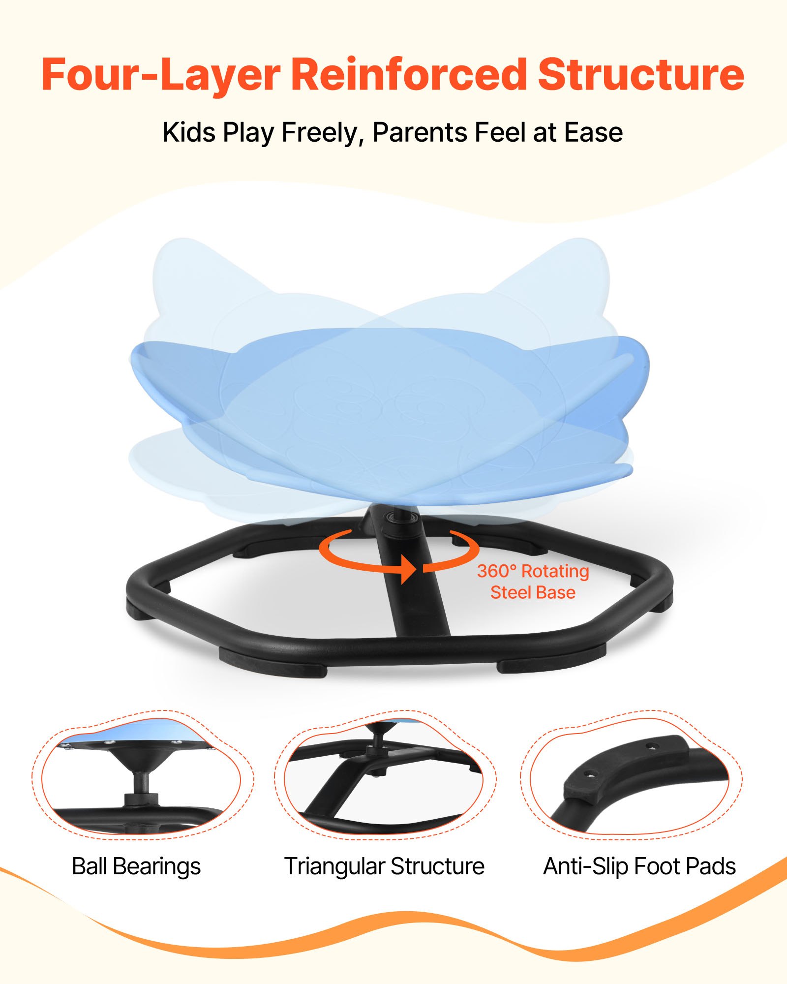 MJBRJAA4spinningchairf3 VEVORshoplv Spin Seat for Balance Coordination