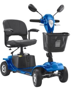VEVOR 4-Wheel Folding Electric Mobility Scooter for Adults & Seniors