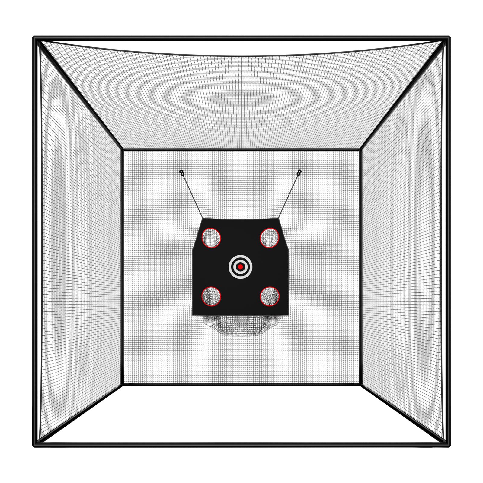 VEVOR Golf & Baseball Practice Net 3050x3050x3050mm – Durable 3-Ply Polyester Cage with Targets, Indoor/Outdoor Use — изображение 12