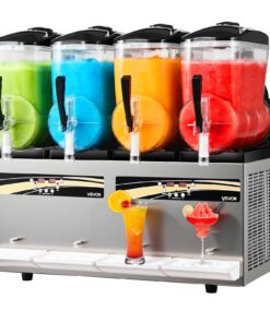 VEVOR 48L Commercial Slushie Machine with 4x12L Tanks