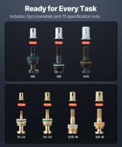 7 Mandrels M6–M10 & SAE