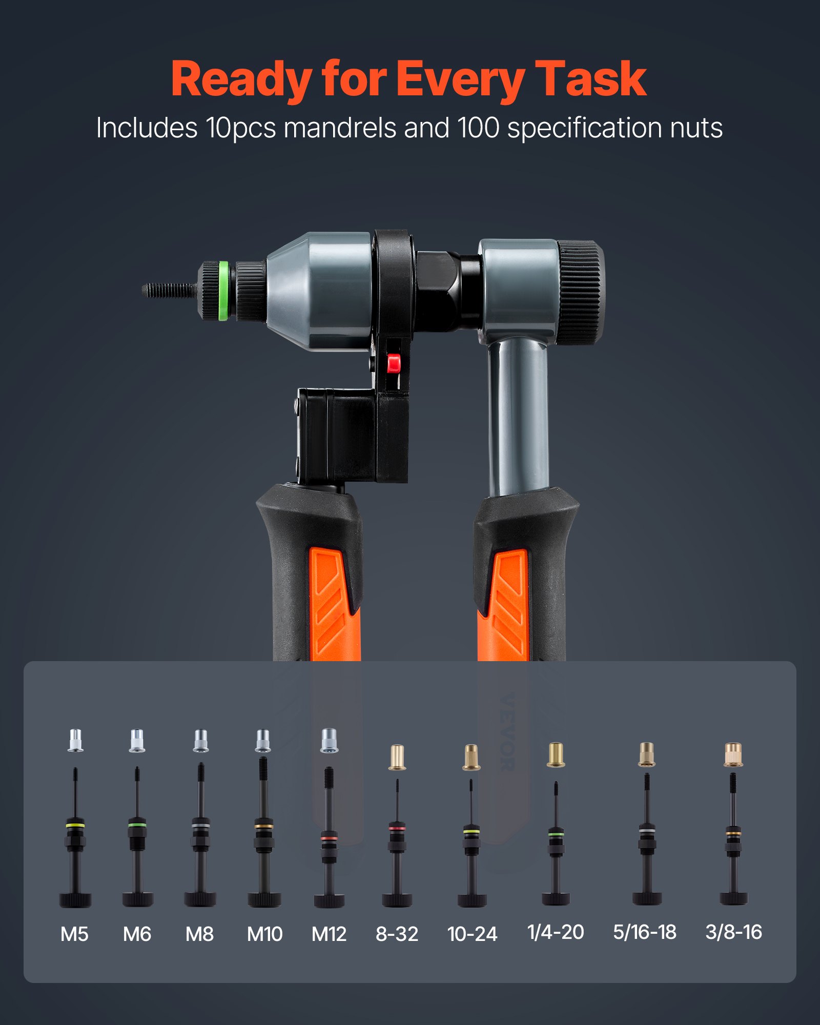 MKYE61C4riveterf1 VEVORshoplv Метрические Размеры SAE