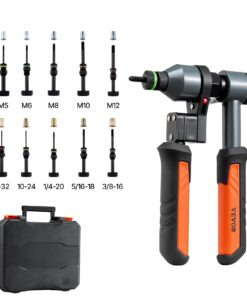 VEVOR 210 mm Rivet Nut Tool Kit with 10 Mandrels & 100 Nuts