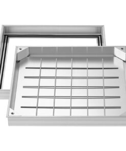 VEVOR 500x500mm Recessed Aluminum Manhole Cover with Frame